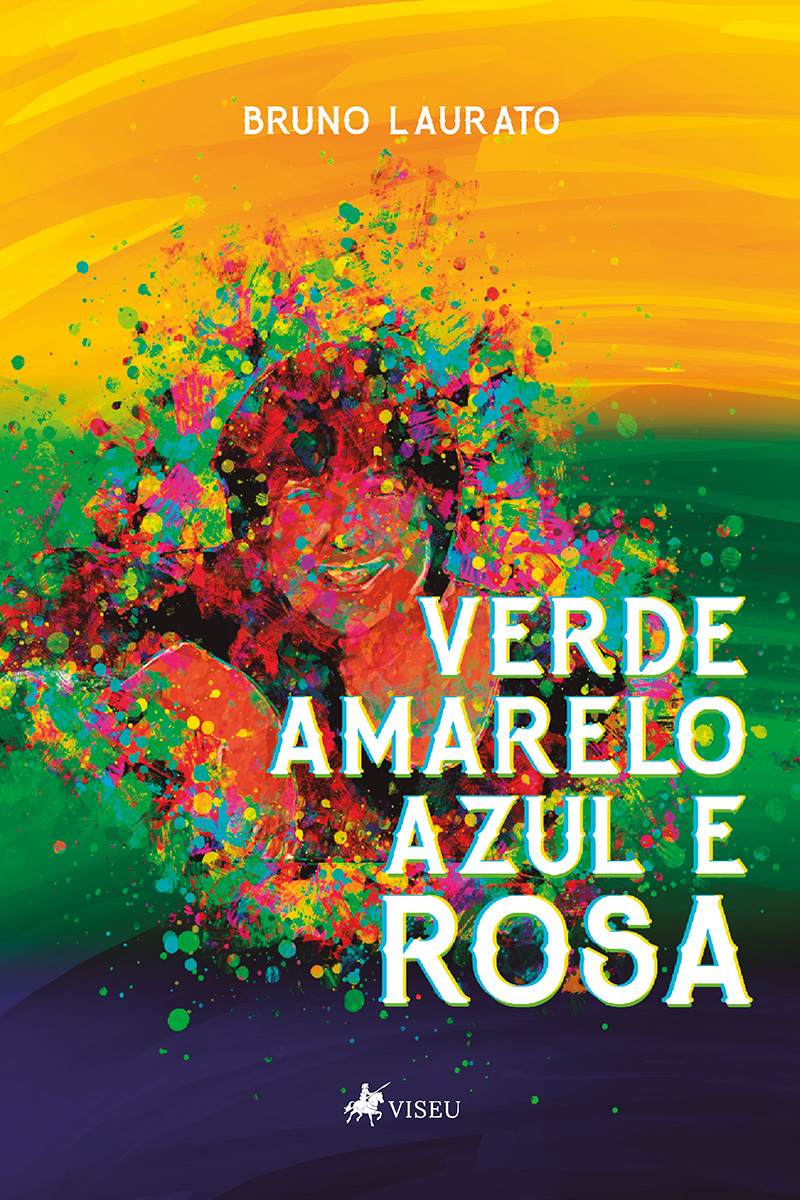 Verde, amarelo, azul e rosa
