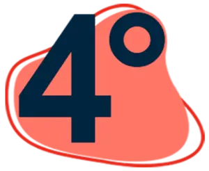 icone mostrando o número 4- como publicar um livro com uma editora de livros