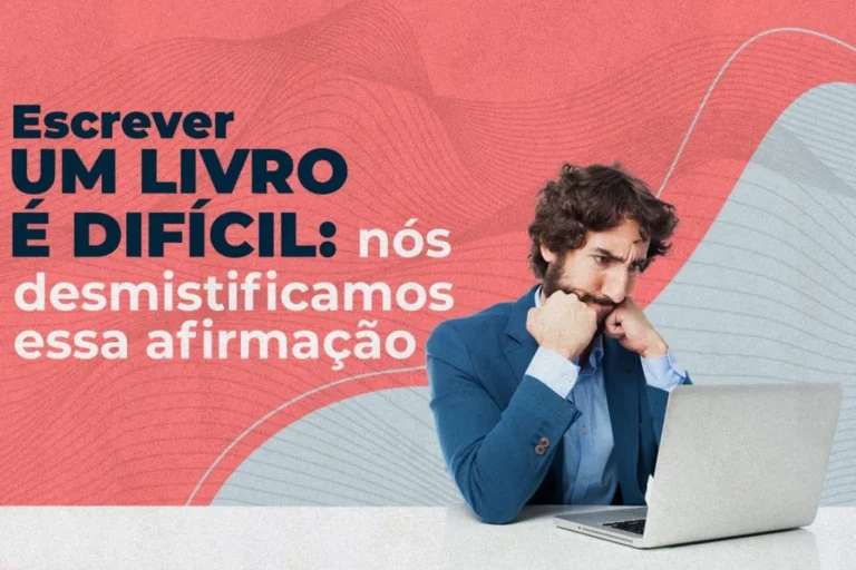escrever um livro e dificil - Homem com expressão negativa no rosto em frente a um notebook