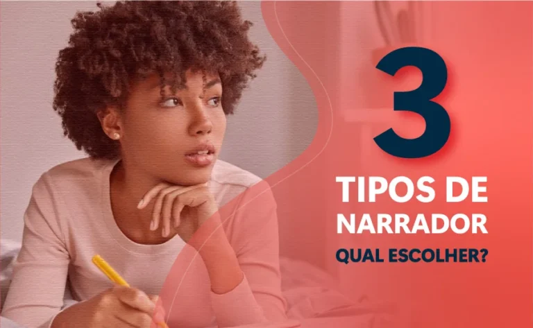 narrador | Jovem mulher está escrevendo com um lápis e com olhar pensativo