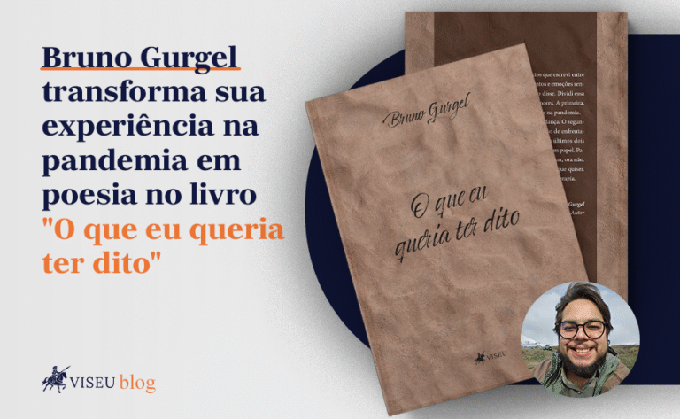 Bruno Gurgel transforma sua experiência na pandemia em poesia no livro "O que eu queria ter dito"