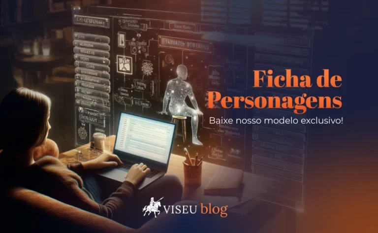 Capa artigo modelo de ficha de personagem Editora Viseu