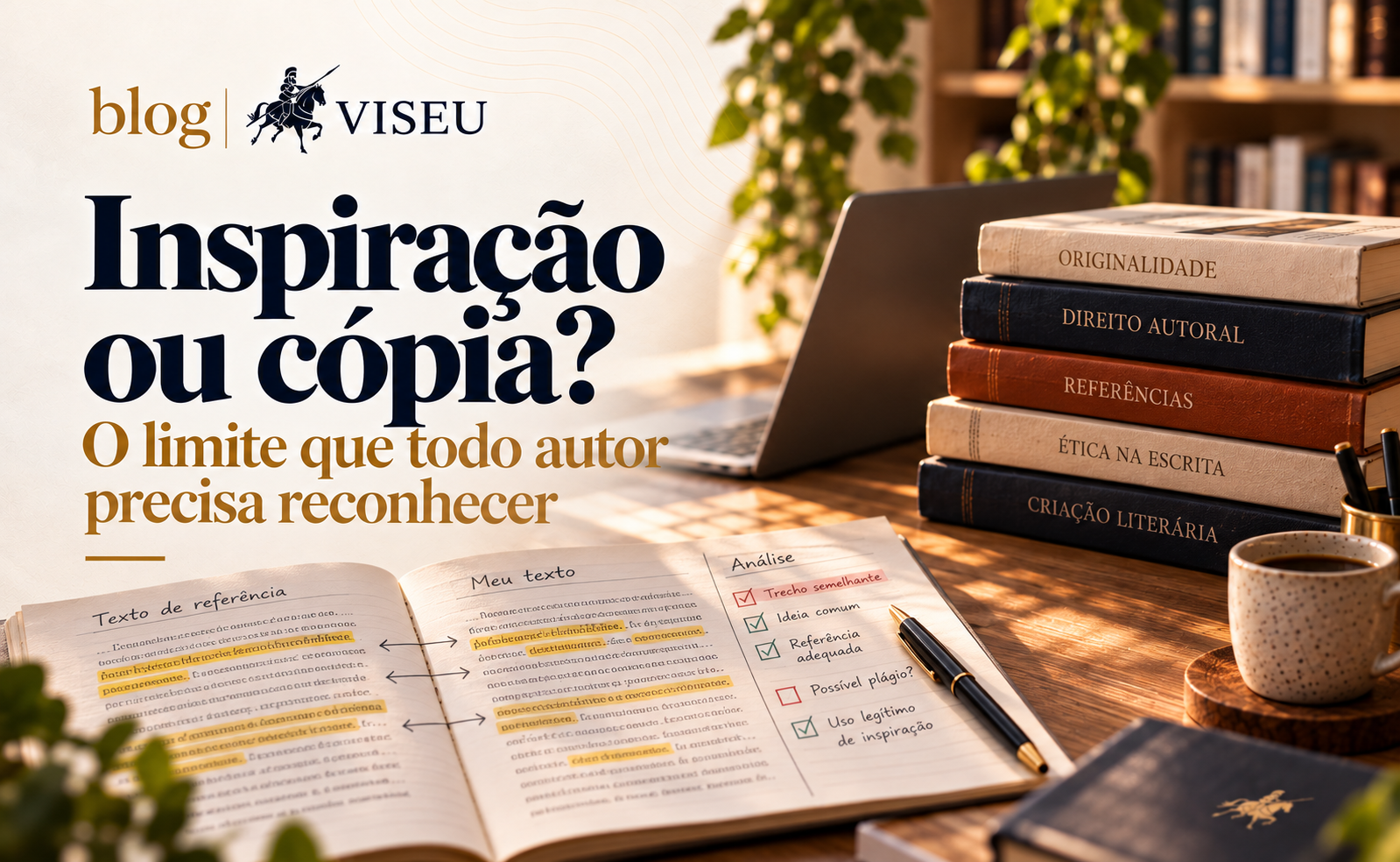 Plágio versus inspiração: o limite legal e ético