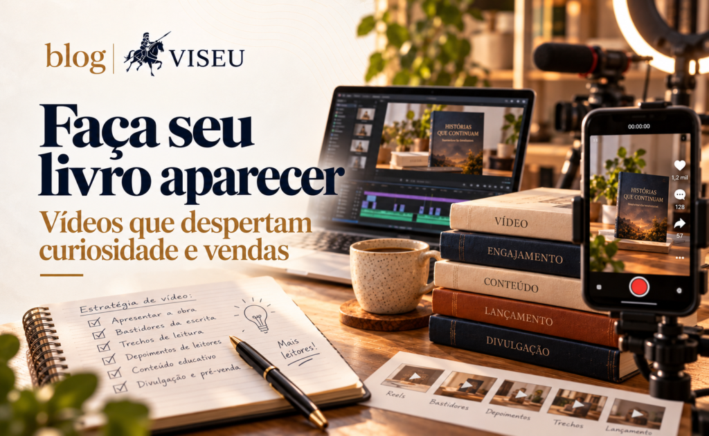 Vídeo marketing para livros: estratégias que funcionam